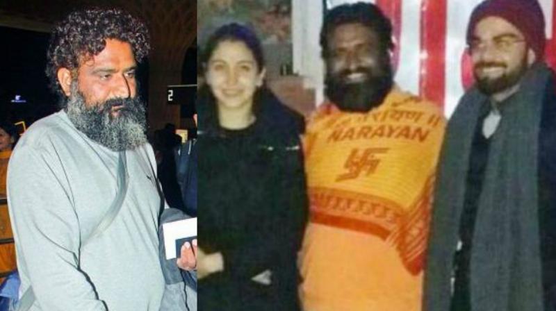 The priest was earlier also snapped with Anushka Sharma and Virat Kohli. The priest was earlier also snapped with Anushka Sharma and Virat Kohli.