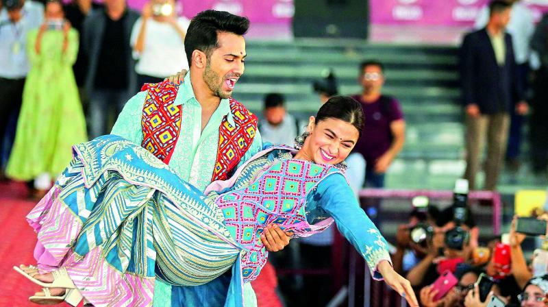 So after Varun Dhawan wrapped up the shoot of his film Street Dancer 3D, the unofficial third part of ABCD, he made it a point to meet up with producer Karan Johar, who had bankrolled the first two Dulhania films. So after Varun Dhawan wrapped up the shoot of his film Street Dancer 3D, the unofficial third part of ABCD, he made it a point to meet up with producer Karan Johar, who had bankrolled the first two Dulhania films.