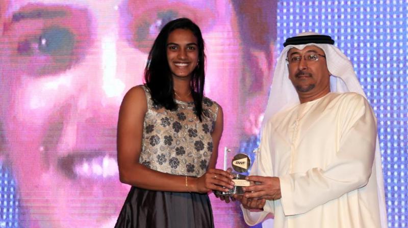 pv sindhu wins most improved player award most improved player award
