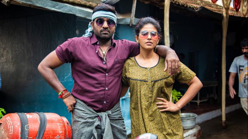 Sindhubaadh movie still. Sindhubaadh movie still.