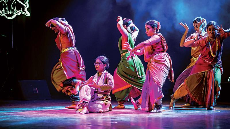 Jayalakshmi Eshwar who started to learn dance more than five decades ago admits that working for this production opened her artistic thinking with respect to Bharatanatyam dance form to a broader spectrum and gave her the unique experience of working and adapting her skill with different multimedia artists. Jayalakshmi Eshwar who started to learn dance more than five decades ago admits that working for this production opened her artistic thinking with respect to Bharatanatyam dance form to a broader spectrum and gave her the unique experience of working and adapting her skill with different multimedia artists.