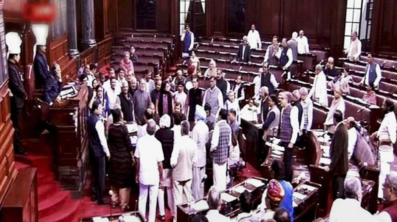 A view of the Rajya Sabha during the winter session of Parliament in New Delhi. (Photo: PTI) A view of the Rajya Sabha during the winter session of Parliament in New Delhi. (Photo: PTI)