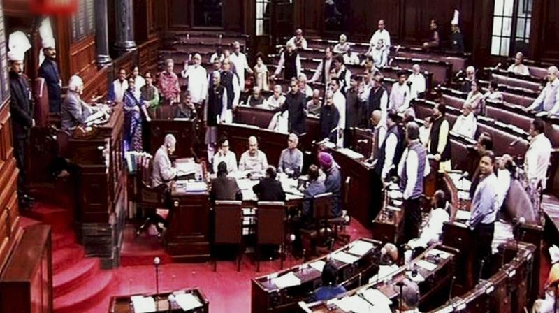 A view of the Rajya Sabha during the winter session of Parliament in New Delhi. (Photo: PTI) A view of the Rajya Sabha during the winter session of Parliament in New Delhi. (Photo: PTI)