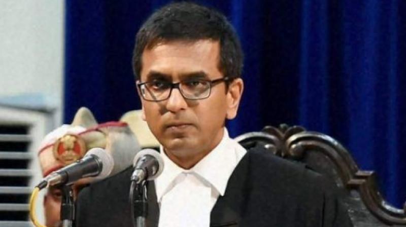 Justice D Y Chandrachud. Justice D Y Chandrachud.