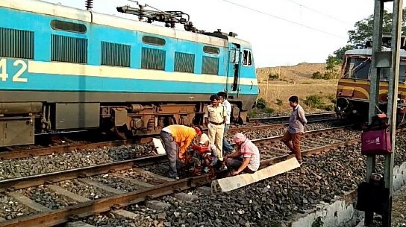 At least four vehicles and a railway-track laying machine were set ablaze allegedly by Maoists in Chhattisgarh's Dantewada district on Friday evening. (Representational Image) At least four vehicles and a railway-track laying machine were set ablaze allegedly by Maoists in Chhattisgarh's Dantewada district on Friday evening. (Representational Image)