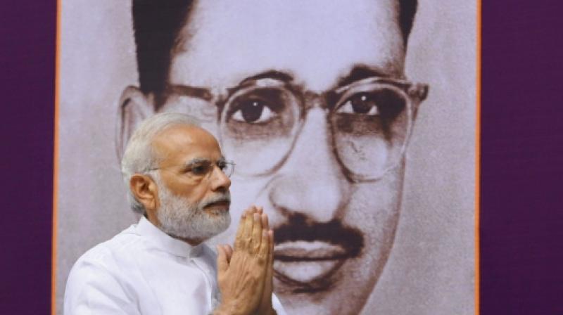 BJP founding leader Pandit Deen Dayal Upadhyay (Photo: PTI) BJP founding leader Pandit Deen Dayal Upadhyay (Photo: PTI)