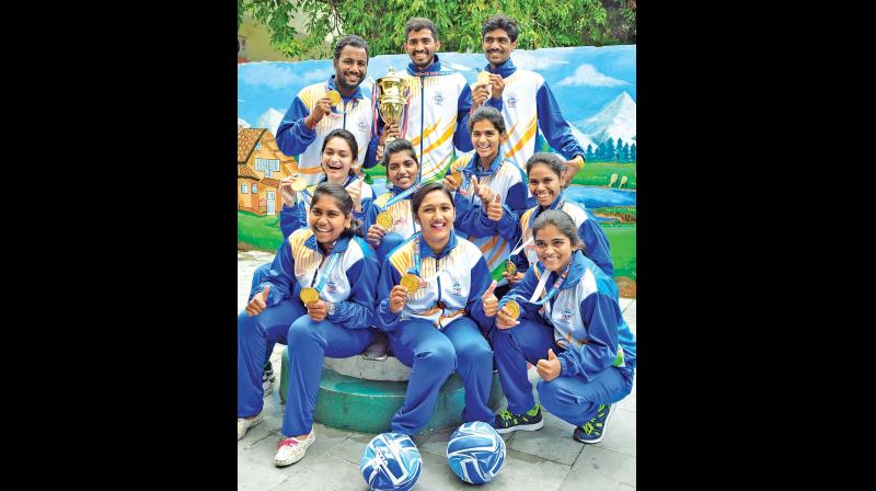 (Standing, first row) Charan, Kiran, Shamith, (sitting, middle row) Krisha, Krishna Induja, Harshitha, Greeshma, (third row) Aasritha, Sree Lekha and Mamatha (Standing, first row) Charan, Kiran, Shamith, (sitting, middle row) Krisha, Krishna Induja, Harshitha, Greeshma, (third row) Aasritha, Sree Lekha and Mamatha