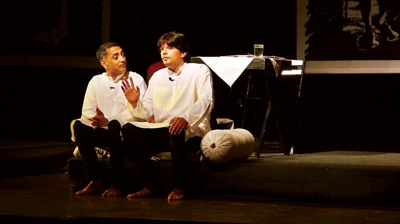 The Prophet and the Poet has been staged at Sabarmati Ashram, Santiniketan and Thakurbadi-Jorasanko (Rabindra Bharati). The Prophet and the Poet has been staged at Sabarmati Ashram, Santiniketan and Thakurbadi-Jorasanko (Rabindra Bharati).