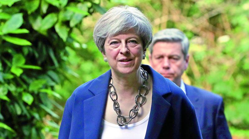 British Prime Minister Theresa May's spokesman said Britain had thwarted nine plots in the past 12 months. (File photo) British Prime Minister Theresa May's spokesman said Britain had thwarted nine plots in the past 12 months. (File photo)