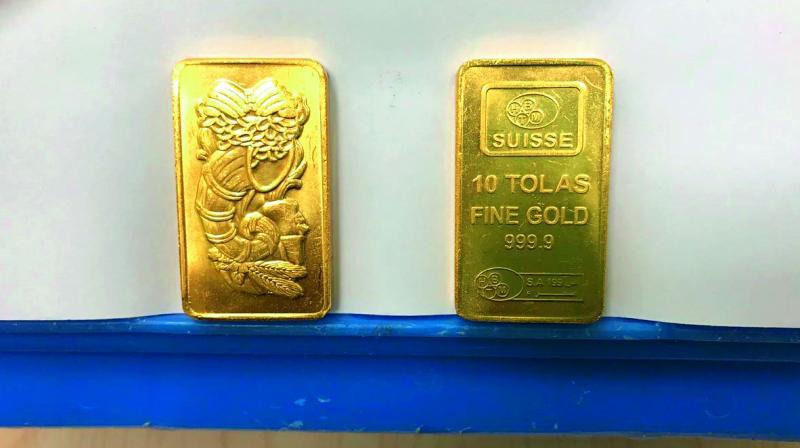 Persistent gold buying by local jewellers at domestic spot market stoked uptrend. Persistent gold buying by local jewellers at domestic spot market stoked uptrend.