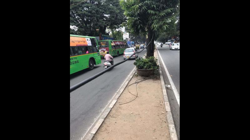 Wilson Garden traffic police have arrested the accused driver Wilson Garden traffic police have arrested the accused driver