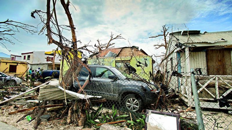 Damage left behind by Irma in St. Maarten. Irma cut a path of devastation across the northern Caribbean, leaving thousands homeless (Photo: AP) Damage left behind by Irma in St. Maarten. Irma cut a path of devastation across the northern Caribbean, leaving thousands homeless (Photo: AP)