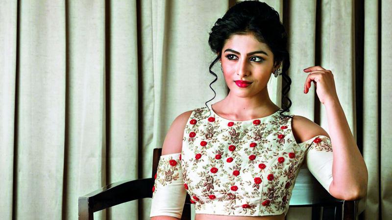 Kruthika has become an ace in juggling between films and college Kruthika has become an ace in juggling between films and college