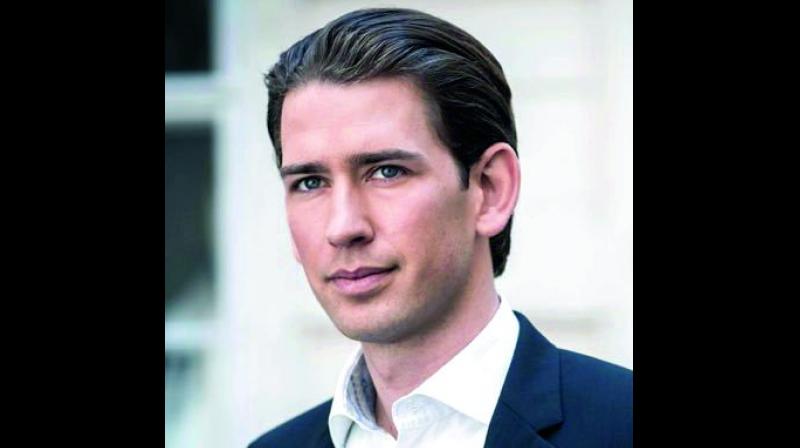 The People's Party (OeVP) led by 33-year-old Sebastian Kurz is predicted to win around 33 pc, up slightly from the last elections two years ago but not enough to form a majority government.. (Photo: File) The People's Party (OeVP) led by 33-year-old Sebastian Kurz is predicted to win around 33 pc, up slightly from the last elections two years ago but not enough to form a majority government.. (Photo: File)
