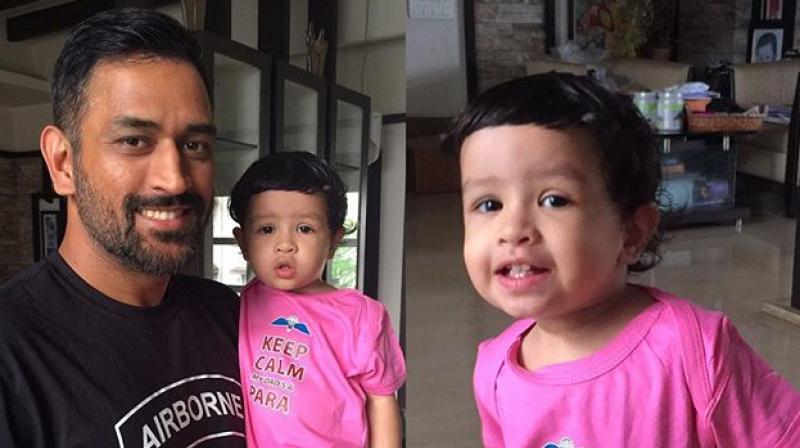 M.S. Dhoni’s little daughter, Ziva, couldn’t get anymore adorable M.S. Dhoni’s little daughter, Ziva, couldn’t get anymore adorable