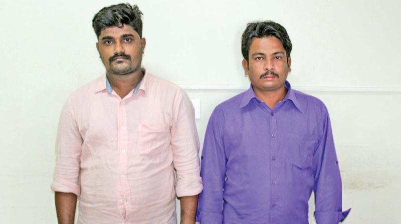 Thamin Basha and Sate, who were arrested. (Photo: DC) Thamin Basha and Sate, who were arrested. (Photo: DC)