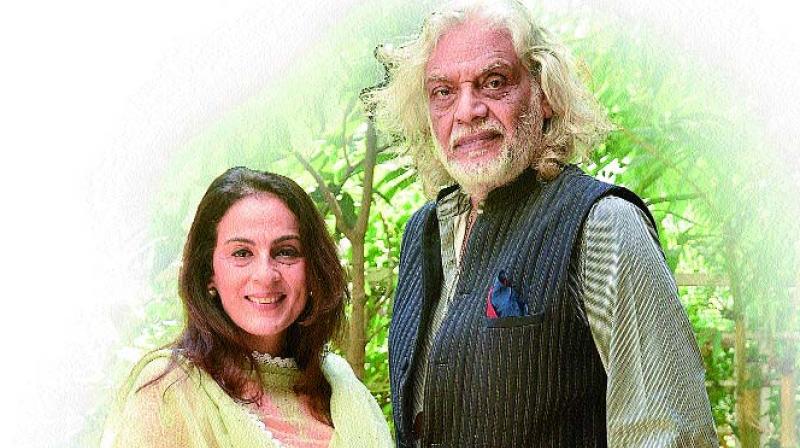 Muzzaffar Ali with his wife Meera. Muzzaffar Ali with his wife Meera.