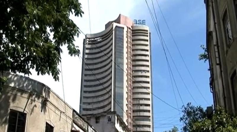 The 30-share index was trading higher at 34,304.38. The 30-share index was trading higher at 34,304.38.