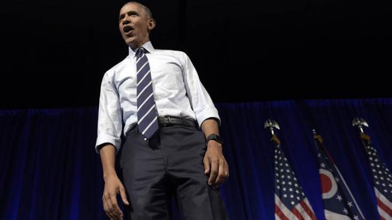 Obama gave no hint about what he actually might like to do after vacating the White House in January, but he seemed in no hurry to leave the political scene. (Photo: AP) Obama gave no hint about what he actually might like to do after vacating the White House in January, but he seemed in no hurry to leave the political scene. (Photo: AP)