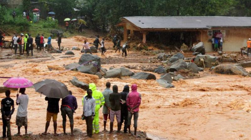 The government of Sierra Leone, one of the poorest countries in the world, has promised relief to more than 3,000 people left homeless (Photo: AFP) The government of Sierra Leone, one of the poorest countries in the world, has promised relief to more than 3,000 people left homeless (Photo: AFP)