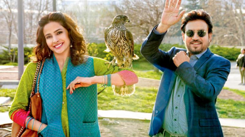 Irrfan Khan and Saba Qamar in a still from ‘Hindi Medium.’ Irrfan Khan and Saba Qamar in a still from ‘Hindi Medium.’
