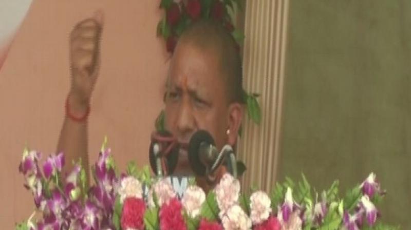 'This valour and strength has emerged due to the political willpower of Prime Minister Modi,' Yogi said. (Photo: ANI) 'This valour and strength has emerged due to the political willpower of Prime Minister Modi,' Yogi said. (Photo: ANI)