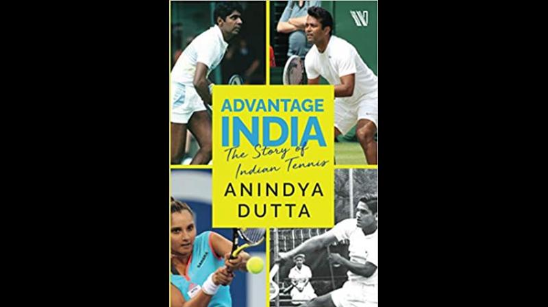 Front cover of Advantage India: The Story of Indian Tennis.  - By Arrangement