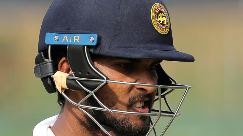 Dinesh Chandimal, who told reporters he had received a special blessing from a meyni, or sorcerer, ahead of the two-match Test series against Pakistan in the United Arab Emirates, drew mockery on social media. (Photo: AP) Dinesh Chandimal, who told reporters he had received a special blessing from a meyni, or sorcerer, ahead of the two-match Test series against Pakistan in the United Arab Emirates, drew mockery on social media. (Photo: AP)