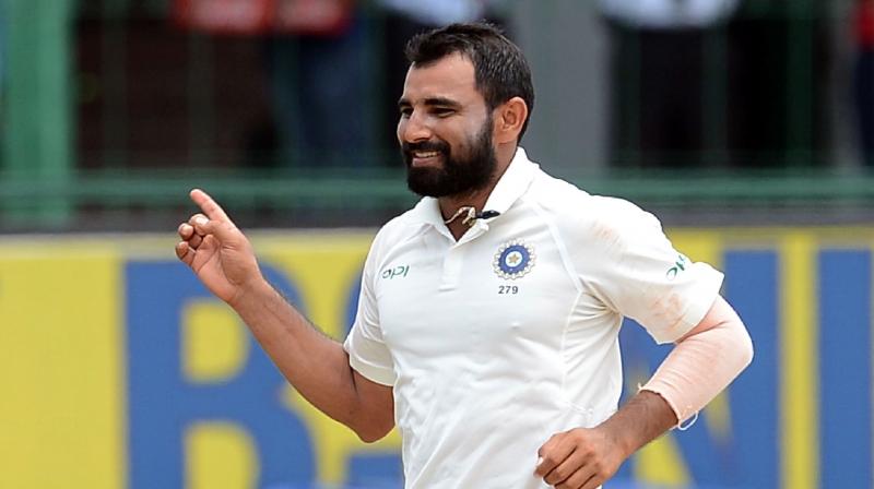 Indian cricketer Mohammed Shami’s annual BCCI contract on Thursday was given the green signal, with the board offering him a Grade B category. (Photo: AFP) Indian cricketer Mohammed Shami’s annual BCCI contract on Thursday was given the green signal, with the board offering him a Grade B category. (Photo: AFP)
