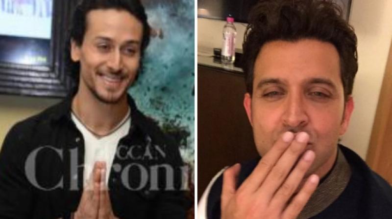 Tiger Shroff and Hrithik Roshan. Tiger Shroff and Hrithik Roshan.