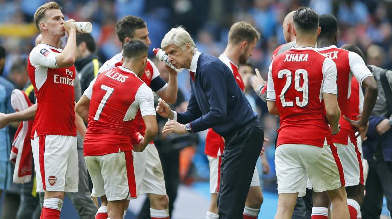 The result gave Arsenal manager Arsene Wenger, an FA Cup winner six times, a welcome boost in a season that many supporters would like to be his last at the club. (Photo: AP) The result gave Arsenal manager Arsene Wenger, an FA Cup winner six times, a welcome boost in a season that many supporters would like to be his last at the club. (Photo: AP)
