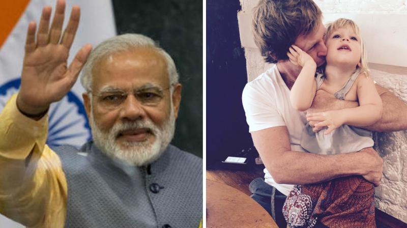 Narendra Modi wished Jonty Rhodes' daughter India. The former South African cricketer, who is part of Indian Premier League side Mumbai Indians' support staff, posted a picture of himself with his daughter, who turned two on Sunday. (Photo: Jonty Rhodes Twitter / AP) Narendra Modi wished Jonty Rhodes' daughter India. The former South African cricketer, who is part of Indian Premier League side Mumbai Indians' support staff, posted a picture of himself with his daughter, who turned two on Sunday. (Photo: Jonty Rhodes Twitter / AP)