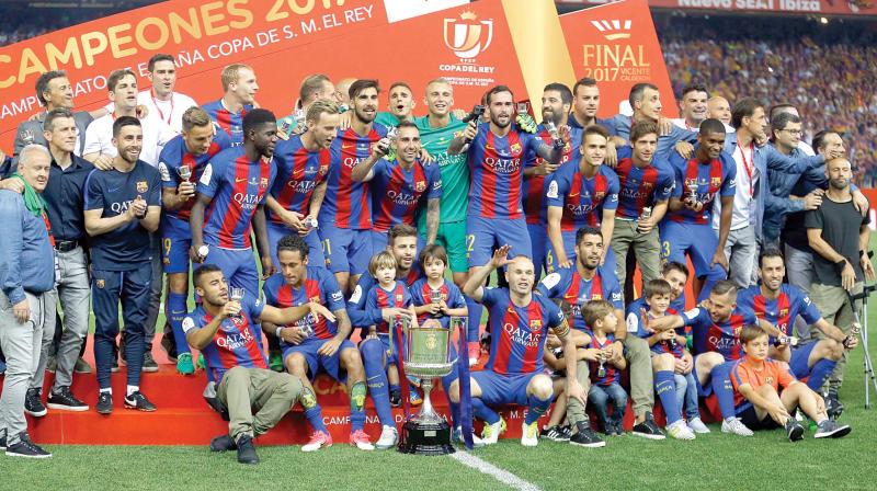 Victory means Enrique bows out after three seasons in charge with nine trophies to his name, including the Cup in every year of his reign. Victory means Enrique bows out after three seasons in charge with nine trophies to his name, including the Cup in every year of his reign.