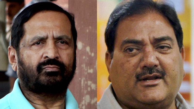 While Kalmadi is an accused in the 2010 Commonwealth Games corruption scam and has also spent nine months in jail, Chautala is facing a trial in disproportionate assets case. (Photo: PTI) While Kalmadi is an accused in the 2010 Commonwealth Games corruption scam and has also spent nine months in jail, Chautala is facing a trial in disproportionate assets case. (Photo: PTI)