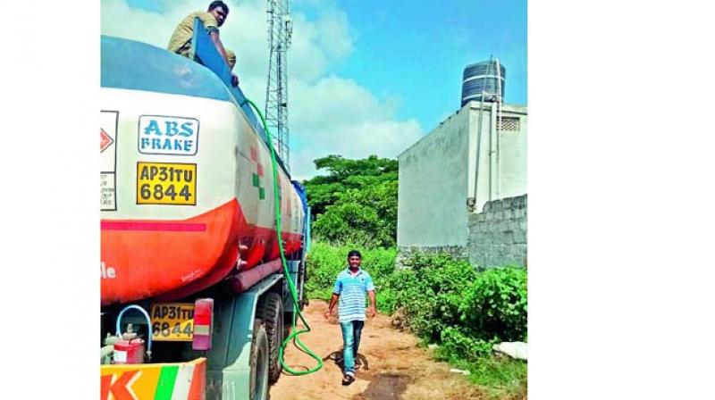 The arrested were identified as M. Srinivas Rao, 48, the owner of the tanker, and P. Janakiram, 35, the driver, police said.(Representional Image) The arrested were identified as M. Srinivas Rao, 48, the owner of the tanker, and P. Janakiram, 35, the driver, police said.(Representional Image)