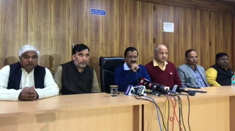 The chief minister alleged that the Centre was creating hurdles in the smooth functioning of the Delhi government. (Photo: AAP | Twitter) The chief minister alleged that the Centre was creating hurdles in the smooth functioning of the Delhi government. (Photo: AAP | Twitter)