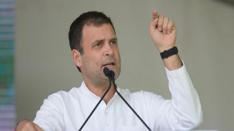 Gandhi also accused the Rashtriya Swayamsevak Sangh (RSS) of creating unrest in the Northeast. (Photo: ANI) Gandhi also accused the Rashtriya Swayamsevak Sangh (RSS) of creating unrest in the Northeast. (Photo: ANI)