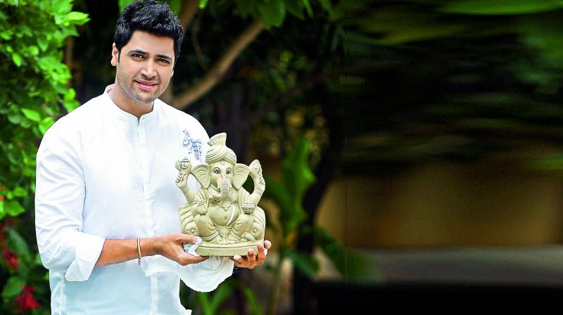 Adivi Sesh, one among the happening stars in Tollywood today — his small budget films have become superhits — celebrates the festival every year, spending the whole day in prayers. Adivi Sesh, one among the happening stars in Tollywood today — his small budget films have become superhits — celebrates the festival every year, spending the whole day in prayers.