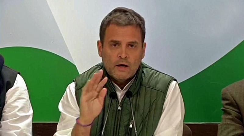 Congress president Rahul Gandhi (Photo: ANI) Congress president Rahul Gandhi (Photo: ANI)