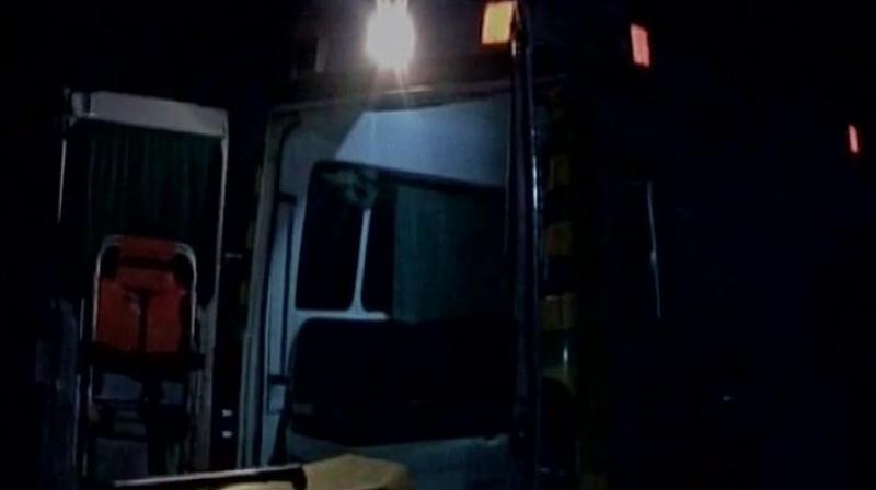 Seven workers had died on Monday after inhaling poisonous gas while cleaning a tank at the mill in Latur.(Photo: Twitter/ANI) Seven workers had died on Monday after inhaling poisonous gas while cleaning a tank at the mill in Latur.(Photo: Twitter/ANI)