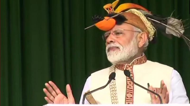 PM Modi is on a two-day visit to Assam, Arunachal Pradesh and Tripura which began on Friday. (Photo: ANI | Twitter) PM Modi is on a two-day visit to Assam, Arunachal Pradesh and Tripura which began on Friday. (Photo: ANI | Twitter)