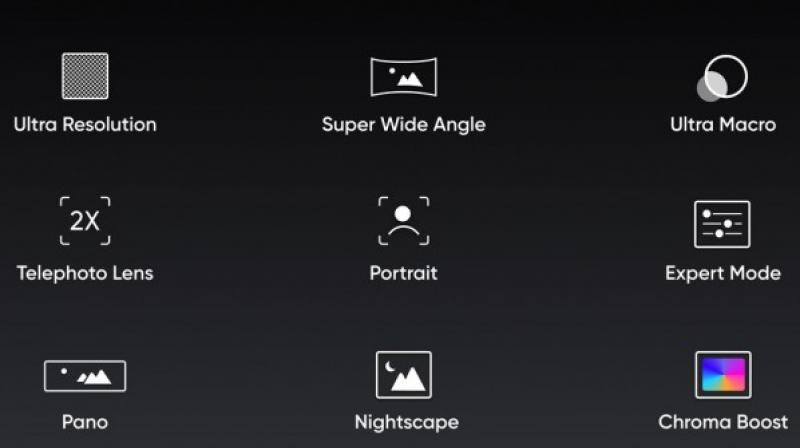 The quad camera setup will feature a 2X telephoto lens, an ultra-wide angle lens along with a dedicated macro lens. The quad camera setup will feature a 2X telephoto lens, an ultra-wide angle lens along with a dedicated macro lens.