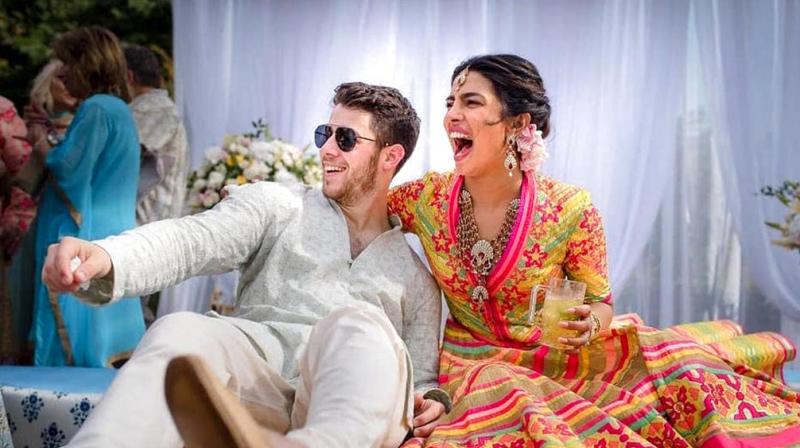 Priyanka Chopra and Nick Jonas on Saturday exchanged wedding vows in a Christian ceremony in Jodhpur. (Photo: AP) Priyanka Chopra and Nick Jonas on Saturday exchanged wedding vows in a Christian ceremony in Jodhpur. (Photo: AP)