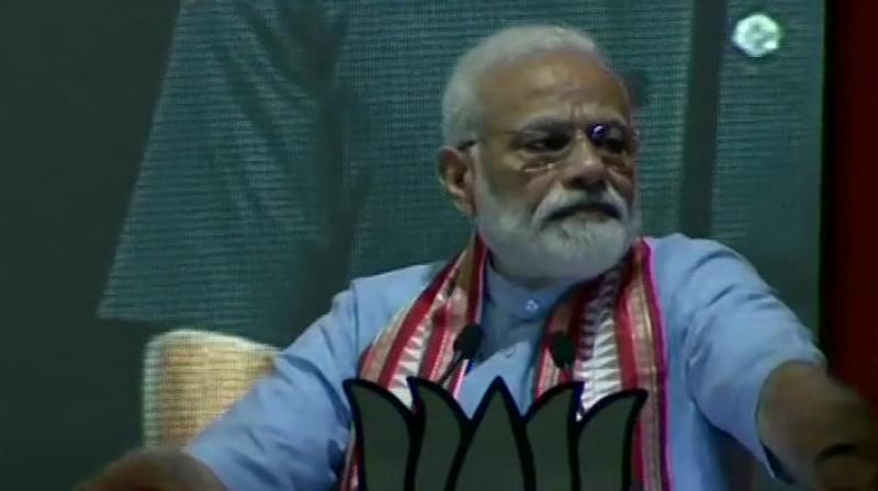 Terrorists are afraid of the chowkidars, said Prime Minister Narendra Modi. (Photo: ANI) Terrorists are afraid of the chowkidars, said Prime Minister Narendra Modi. (Photo: ANI)