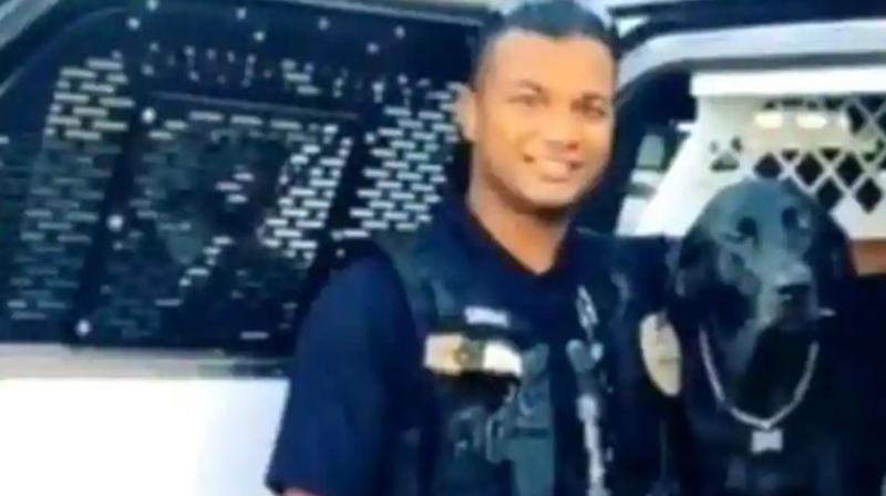 Corporal Ronil Singh of the Newman Police Department was shot and killed during a traffic stop when he was 'working overtime on Christmas night to provide the best for his family.' (Photo: Screengrab/NYPDChiefofDept Twitter ) Corporal Ronil Singh of the Newman Police Department was shot and killed during a traffic stop when he was 'working overtime on Christmas night to provide the best for his family.' (Photo: Screengrab/NYPDChiefofDept Twitter )