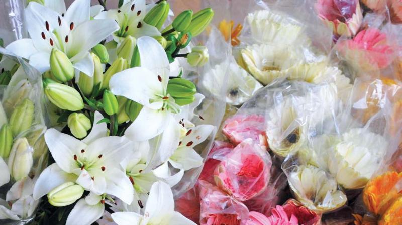 Nilgiri grown cut-flowers in demand ahead of Onam. (Photo:DC) Nilgiri grown cut-flowers in demand ahead of Onam. (Photo:DC)