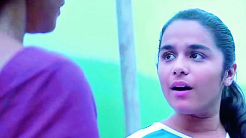 A still from a popular sanitary napkin advertisement A still from a popular sanitary napkin advertisement