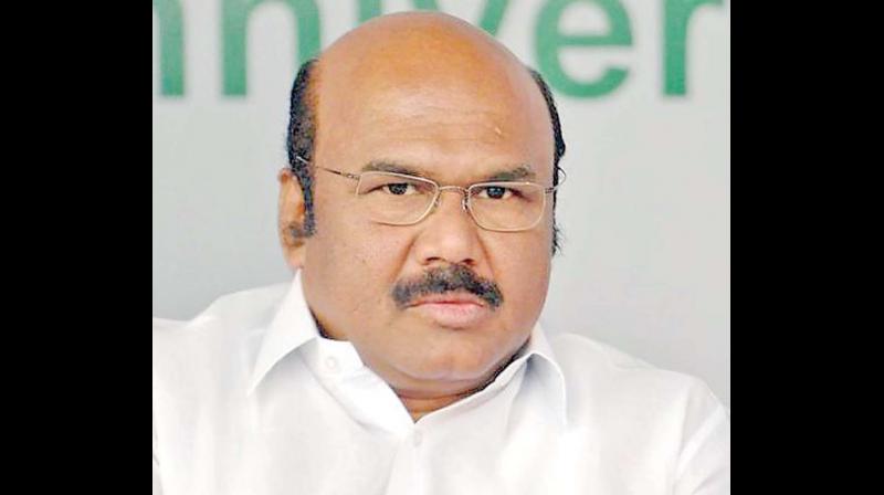 Finance minister Jayakumar Finance minister Jayakumar