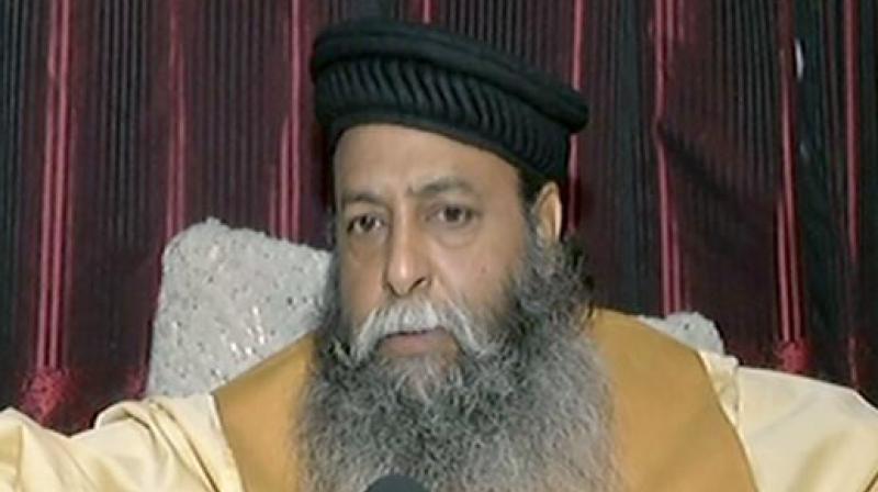Suraj Pal Amu hit headlines when he recently announced a reward of Rs 10 crore for anyone who beheads actress Deepika Padukone, and filmmaker Sanjay Leela Bhansali, and praised a Meerut youth who had announced Rs 5 crore bounty for beheading them. (Photo: ANI) Suraj Pal Amu hit headlines when he recently announced a reward of Rs 10 crore for anyone who beheads actress Deepika Padukone, and filmmaker Sanjay Leela Bhansali, and praised a Meerut youth who had announced Rs 5 crore bounty for beheading them. (Photo: ANI)