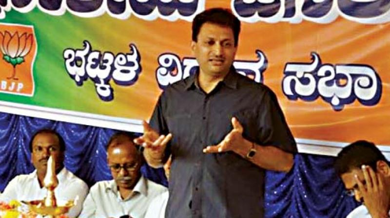Union minister Ananth Kumar Hegde, a five-time Lok Sabha member from Uttara Kannada, is no stranger to controversies. (File photo) Union minister Ananth Kumar Hegde, a five-time Lok Sabha member from Uttara Kannada, is no stranger to controversies. (File photo)